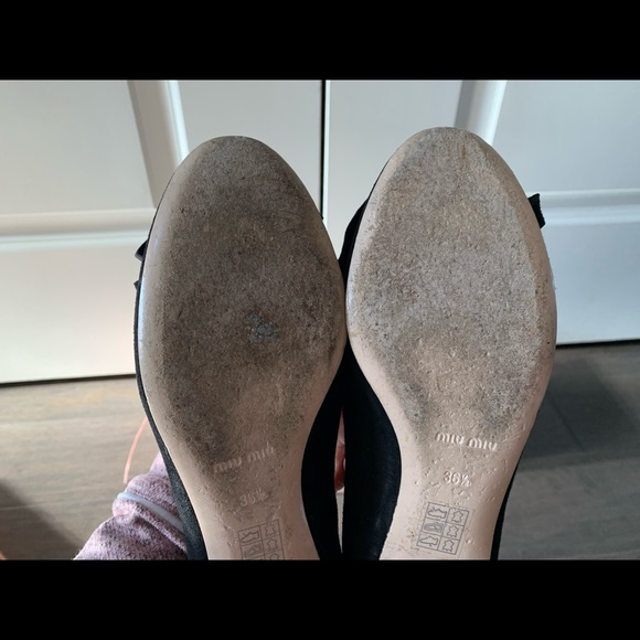 Miu Miu suede flat （on sale) - Picture 4 of 6